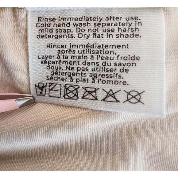 Peony Swimwear Bikini Bottoms Womens 6 Yellow Lemon Print String Tie Side - Picture 11 of 14